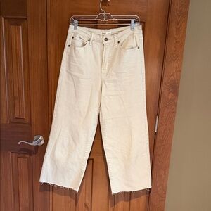 Oat New York Tan Straight-Leg Jeans